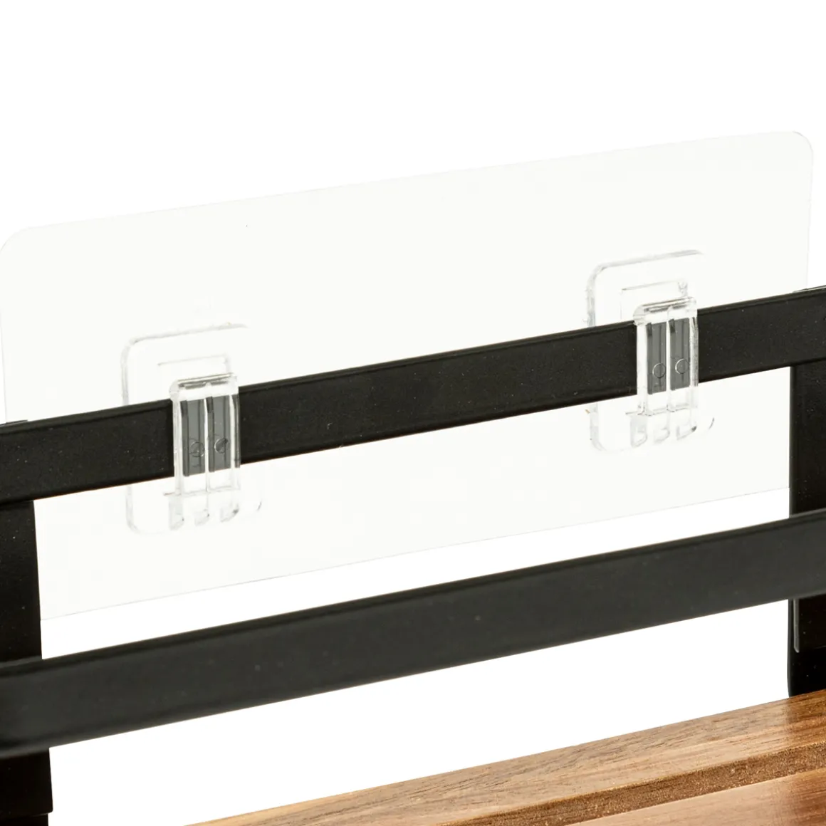 Étagère de douche rectangle, Acacia