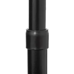 Étagère de douche télescopique rectangle, Noir