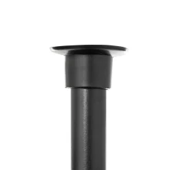 Étagère de douche télescopique rectangle, Noir