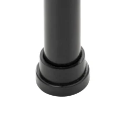 Étagère de douche télescopique rectangle, Noir