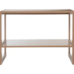 Étagère empilable 2 cases, Effet bois naturel