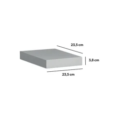Étagère murale 23,5cm, Blanc
