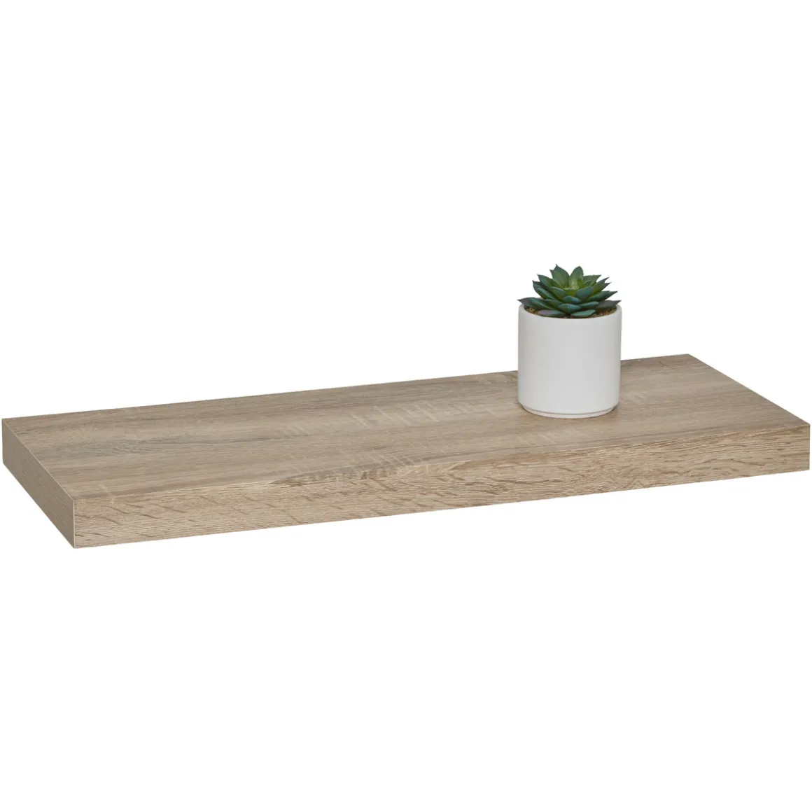Étagère murale 60cm, Effet bois naturel