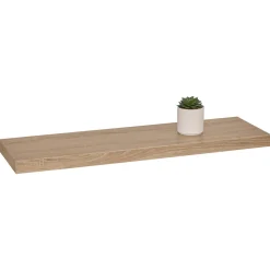 Étagère murale 80cm, Effet bois naturel