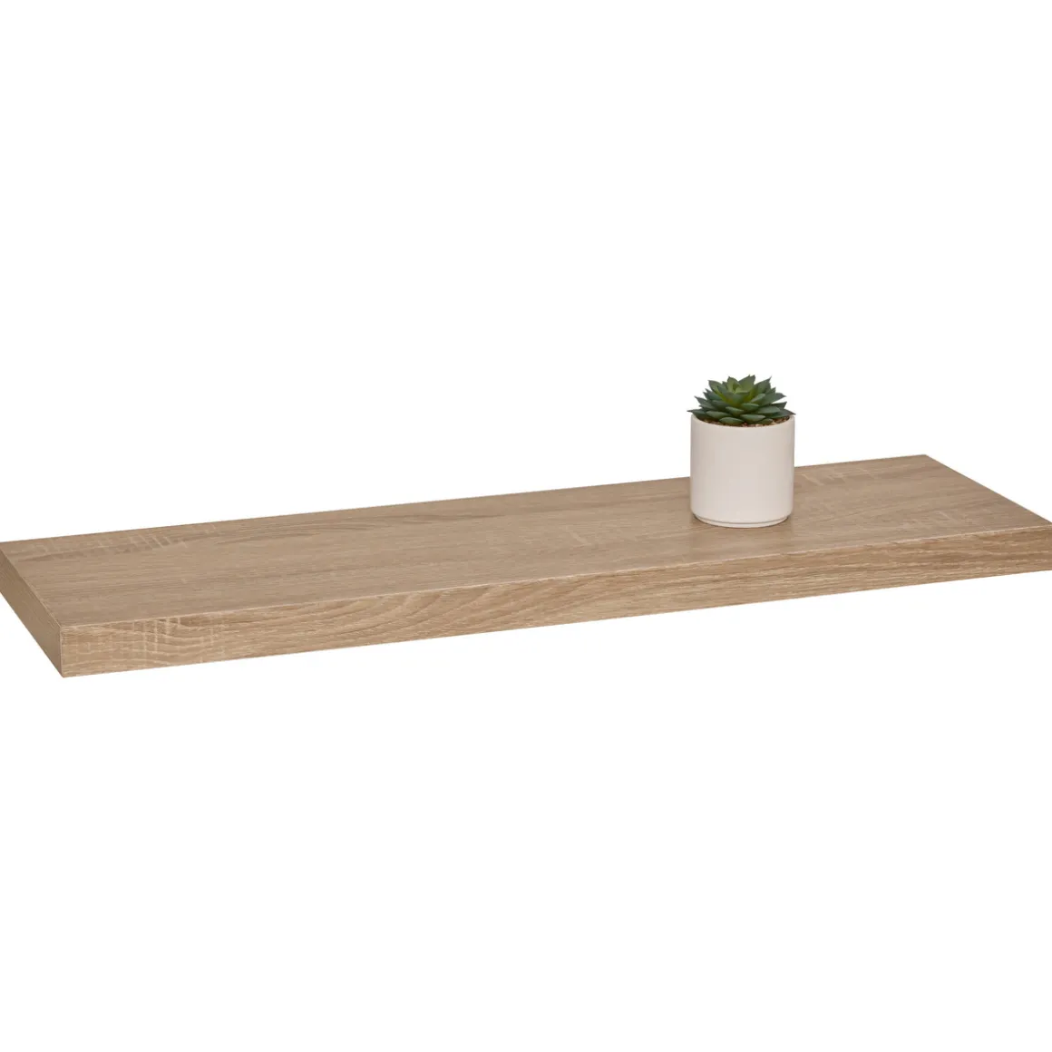 Étagère murale 80cm, Effet bois naturel