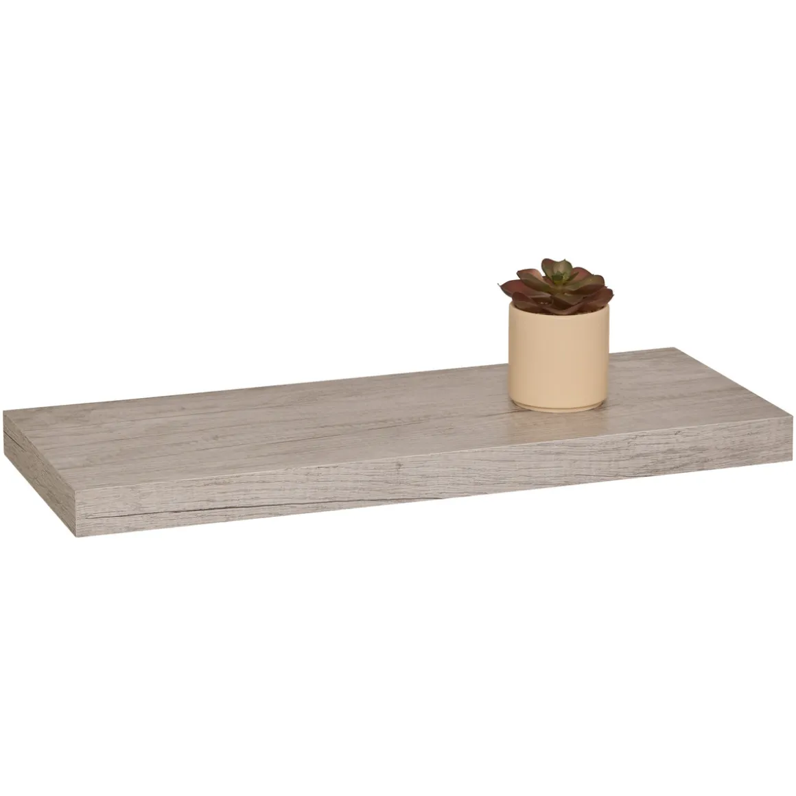 Étagère murale 60cm, Effet chêne gris
