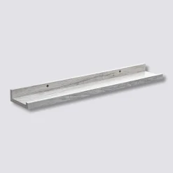 Étagère murale 58cm, Effet chêne gris