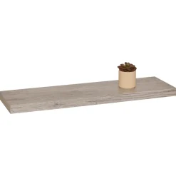 Étagère murale 80cm, Effet chêne gris