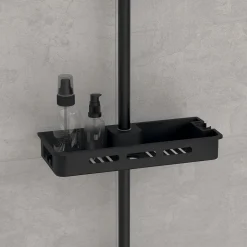 Étagère pour colonne de douche, Noir