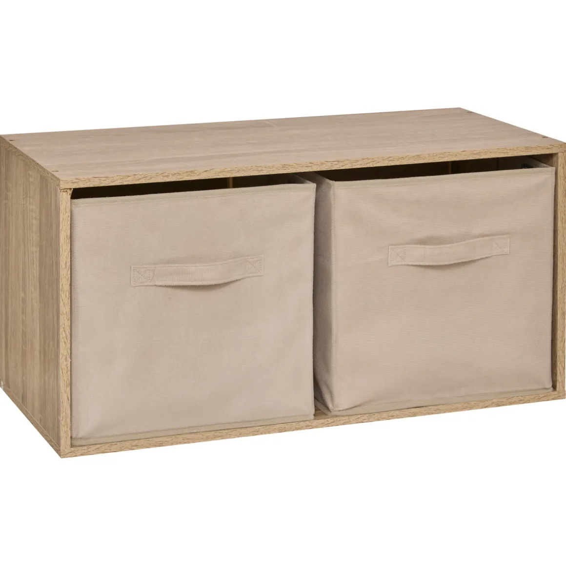 Étagère rectangulaire haut, Effet chêne naturel