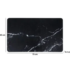 Tapis anti-dérapant, L.75 cm, Plusieurs coloris