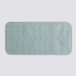 Tapis anti-dérapant 75x35cm, Bleu artic