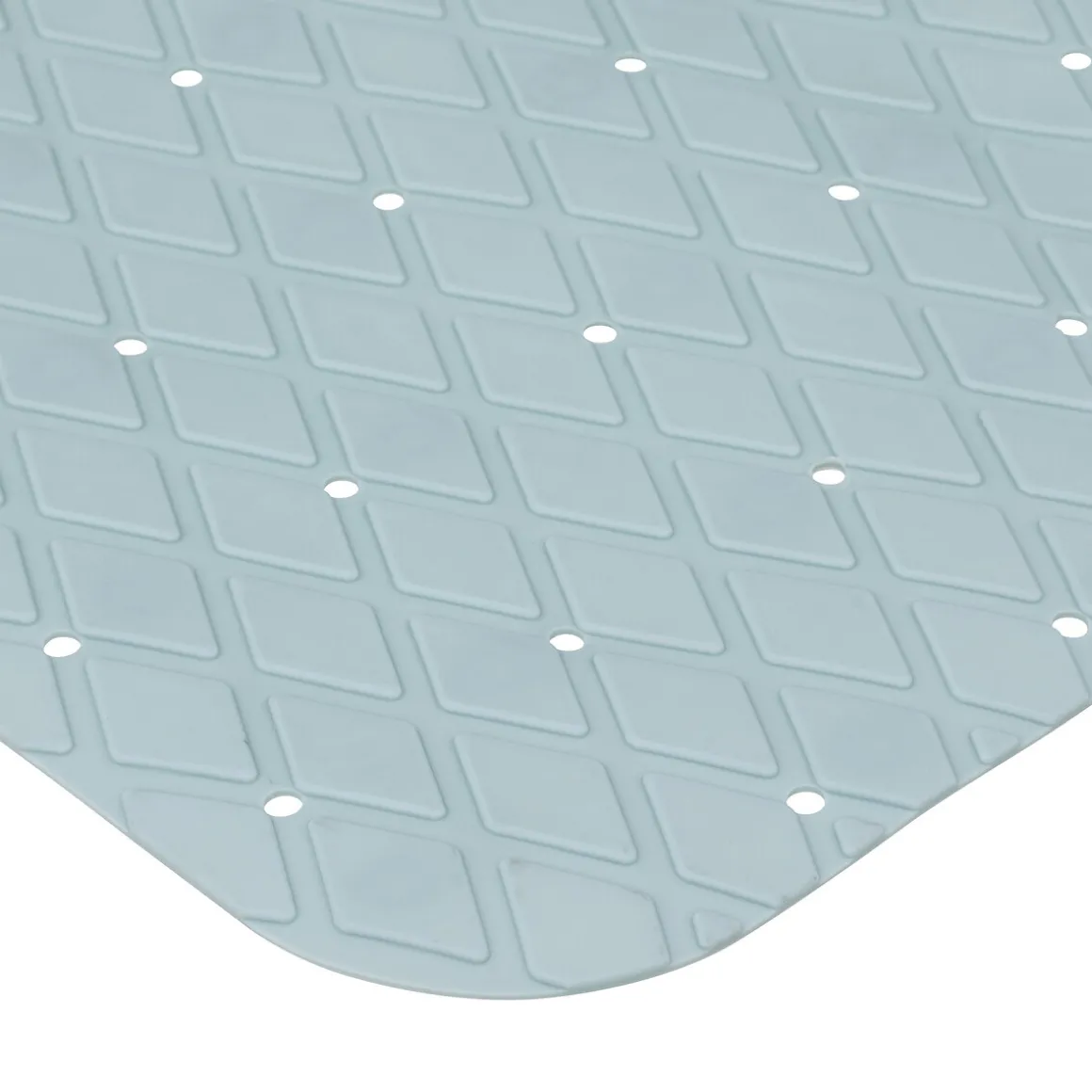 Tapis anti-dérapant 75x35cm, Bleu artic