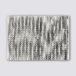Tapis boule, 75x50 cm, Gris