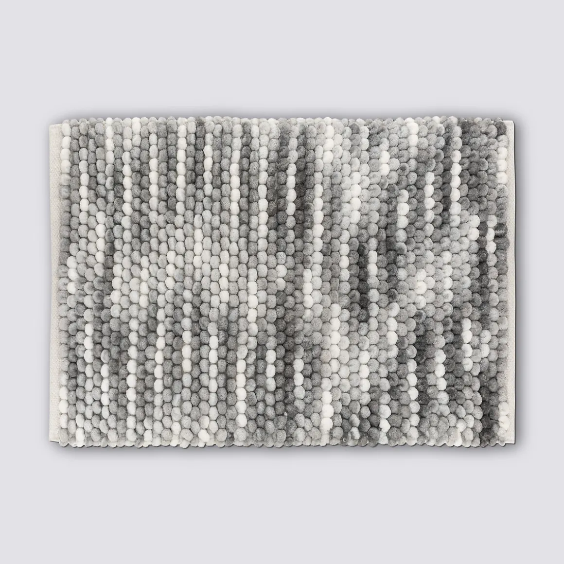 Tapis boule, 75x50 cm, Gris