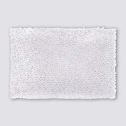 Tapis chenille, 50x80 cm, Blanc