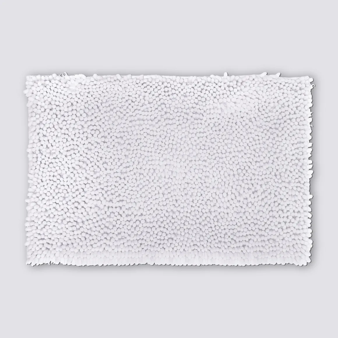 Tapis chenille, 50x80 cm, Blanc