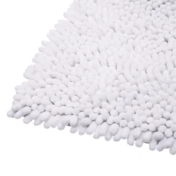 Tapis chenille, 50x80 cm, Blanc
