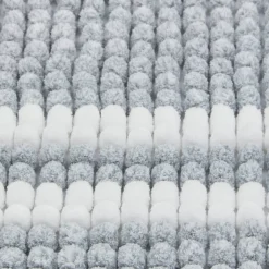 Tapis de bain, l.80 cm, Gris