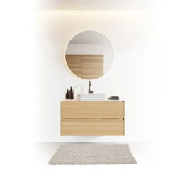 Tapis de bain 50x75 cm, Beige naturel