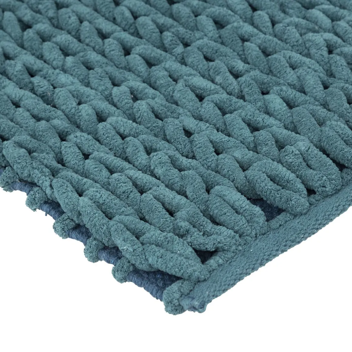 Tapis de bain 50x75 cm, Bleu pétrole