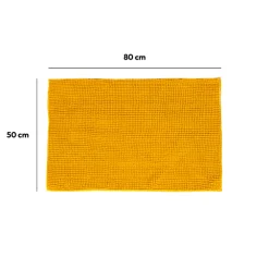 Tapis de bain 50x80 cm, Jaune