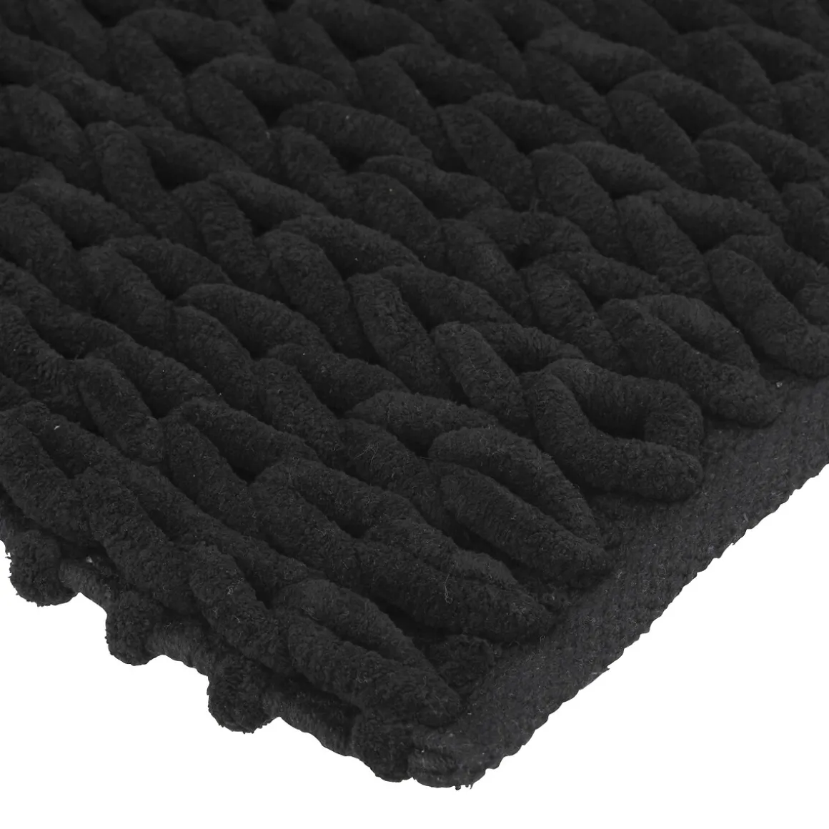 Tapis de bain 50x120 cm, Noir khôl