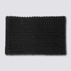 Tapis de bain 50x75 cm, Noir khôl