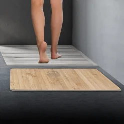 Tapis diatomite 39x60cm, Effet bambou