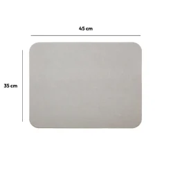 Tapis diatomite 35x45cm, Gris