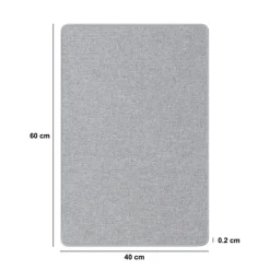 Tapis souple antidérapant, 60x40 cm