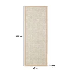 Tapis tissé antidérapant, 120x45 cm