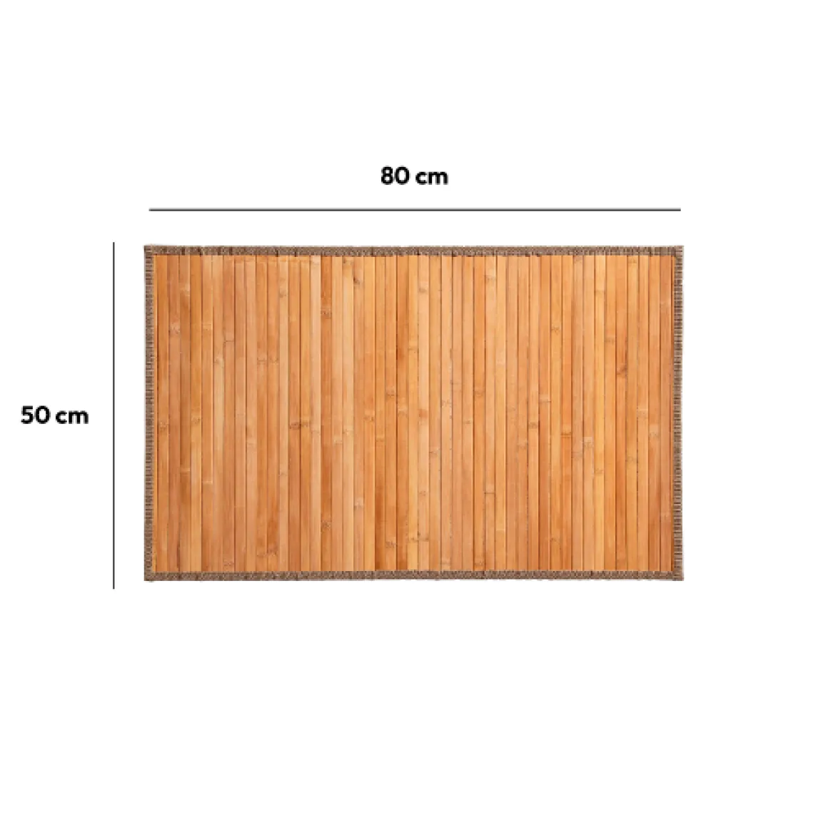 Tapis 50x80 cm Bambou latté