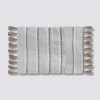 Tapis 50x75 cm, Blanc, Taupe