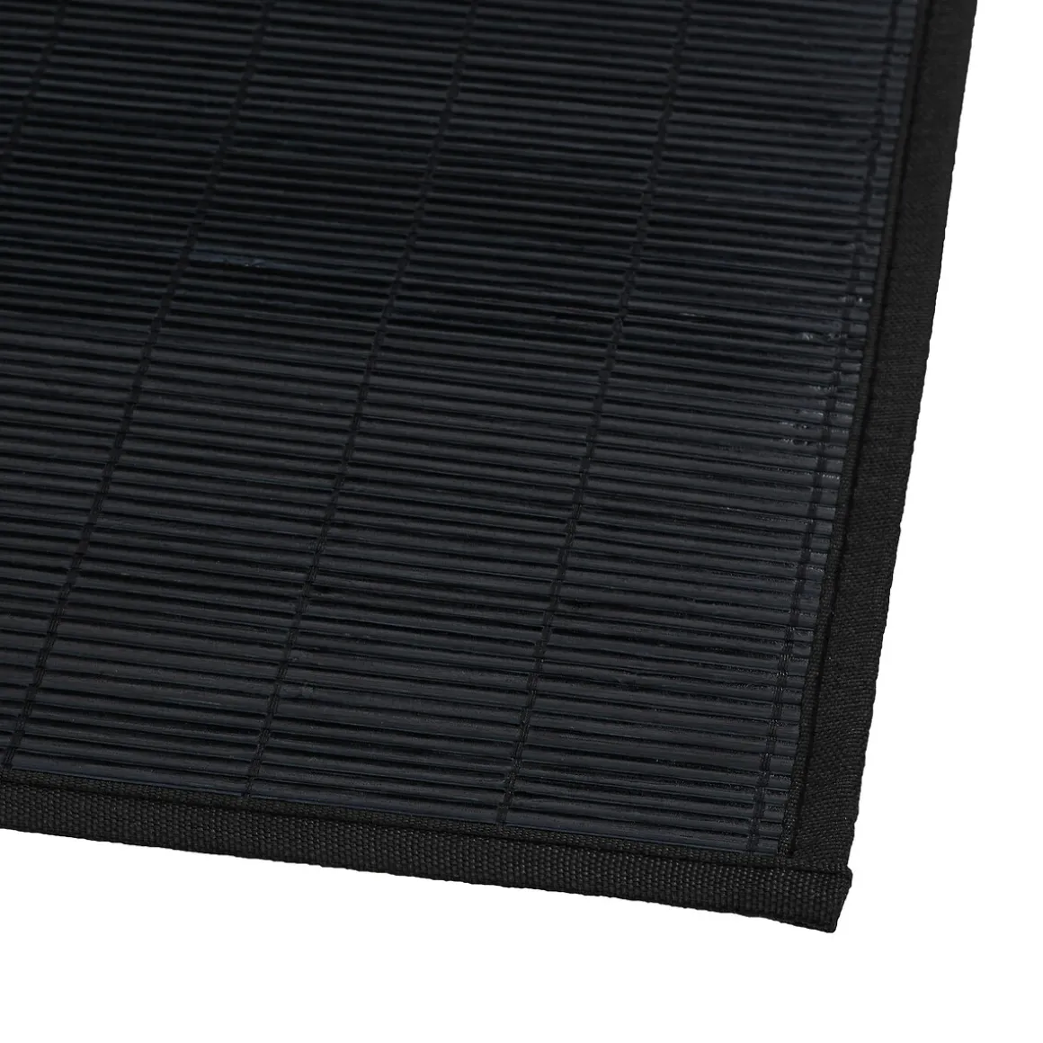 Tapis 120x70cm Bambou latté Noir