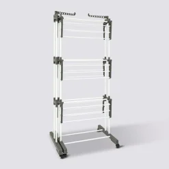 Étendoir à linge extensible et modulable roues 26m