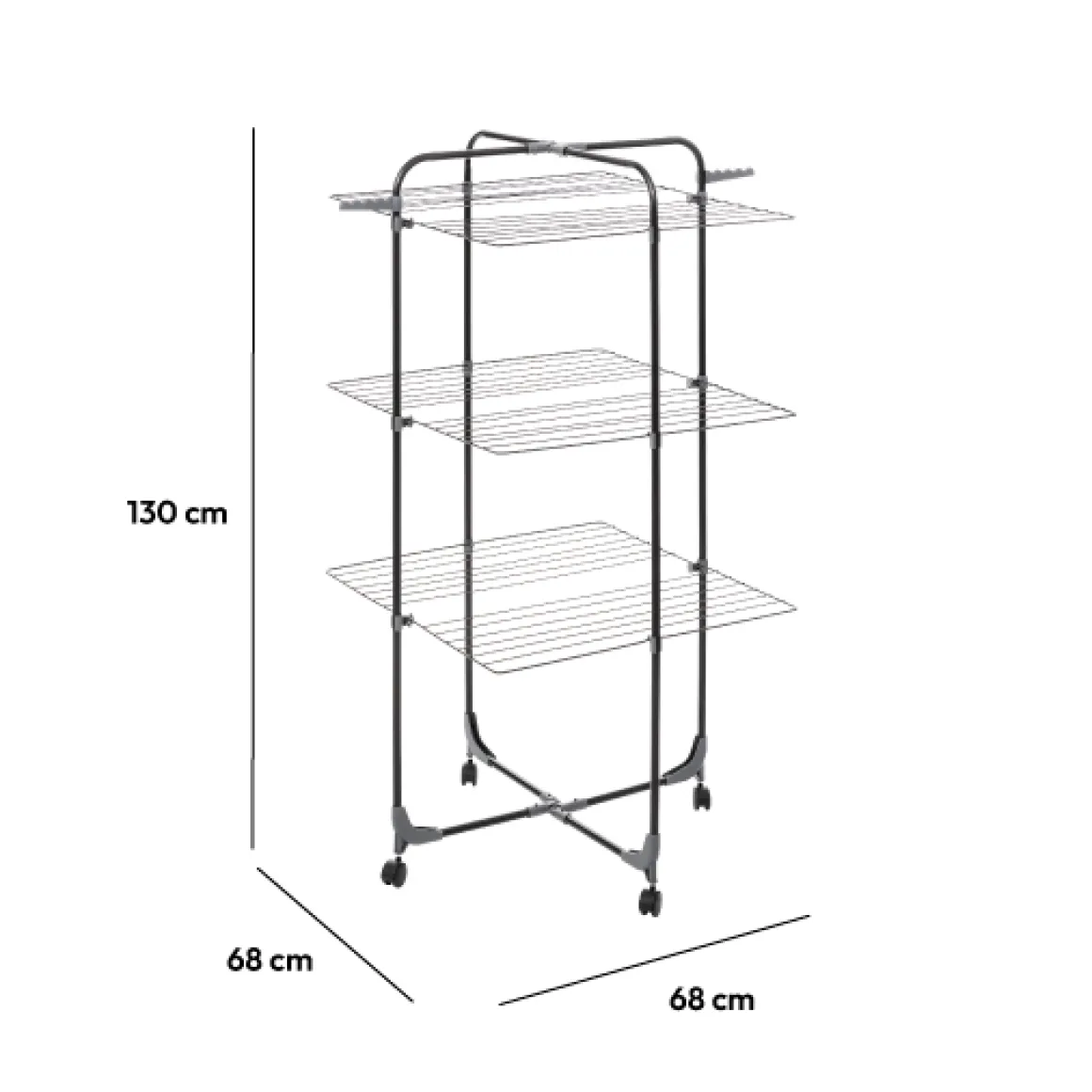 Étendoir à linge modulable tour 30m