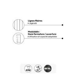 Étendoir à linge modulable tour 40 m
