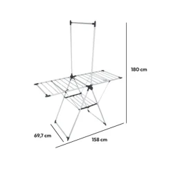 Étendoir à linge pliant pont 16m