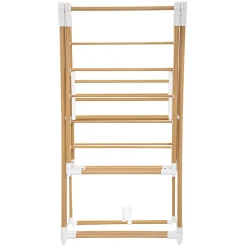 Étendoir à linge pliant pont 13m, Effet bois