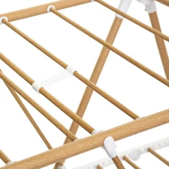 Étendoir à linge pliant pont 13m, Effet bois