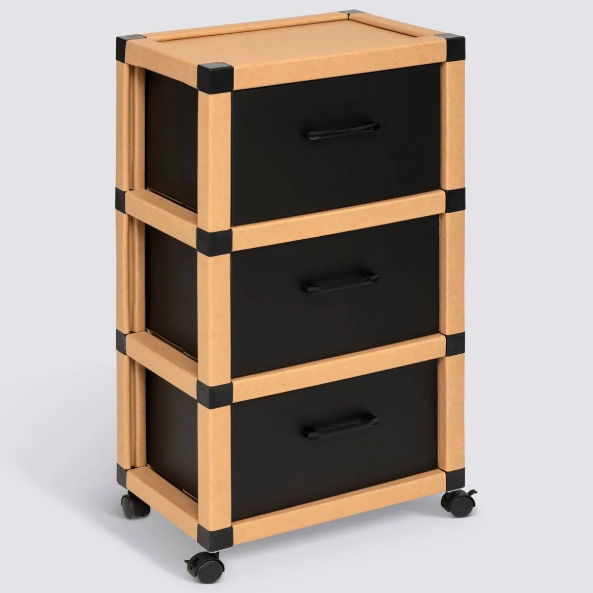 Tour de rangement, 3 niveaux, Beige