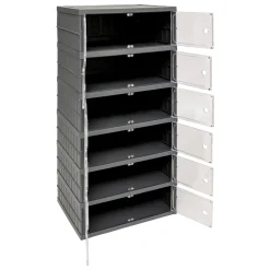 Tour de rangement plastique pliable