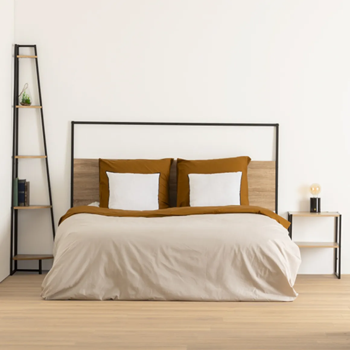 Tête de lit 165cm, Effet bois