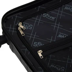 Valise 8 roues, 36x45 cm, Noir
