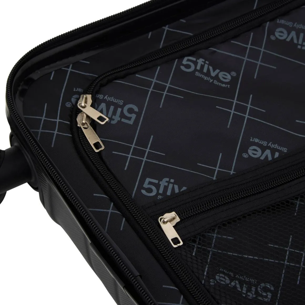 Valise 8 roues, 36x45 cm, Noir