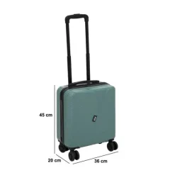 Valise 8 roues, 36x45 cm, Vert