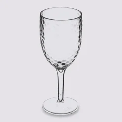 Verre à vin martelé, Transparent