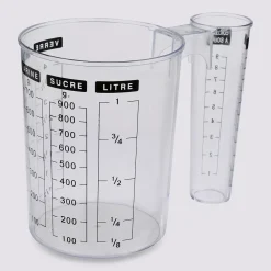 Verre doseur double 1L