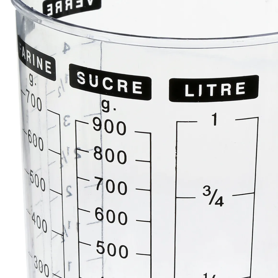 Verre doseur double 1L
